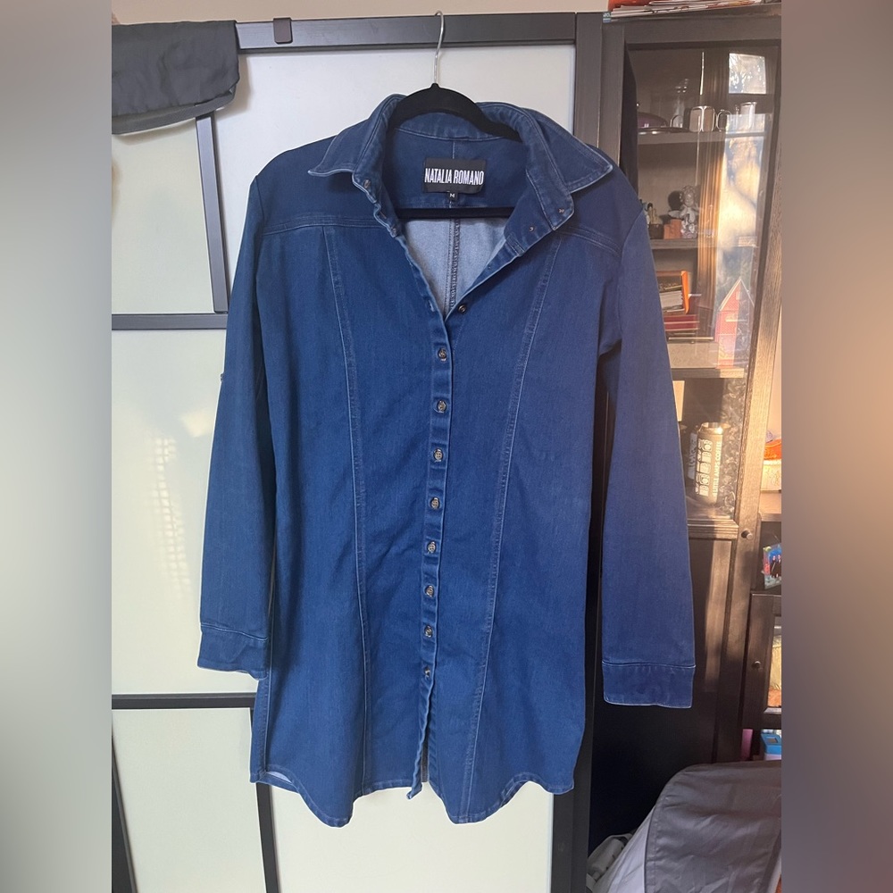 Natalia Romano Kelly shirt dress